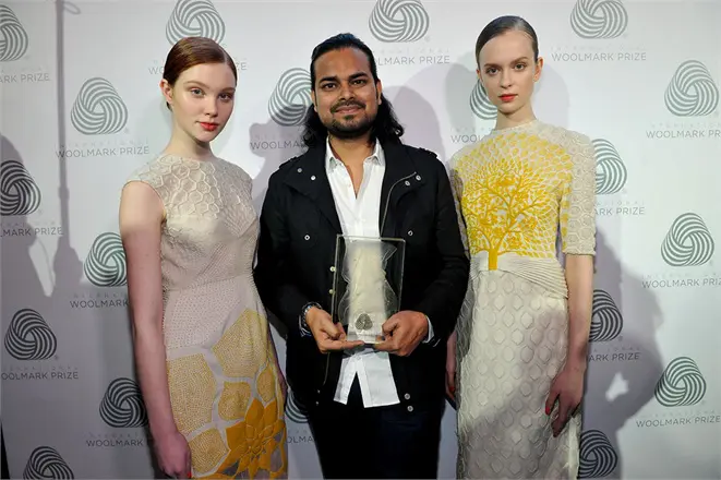 Istituto Marangoni歐洲時尚學院畢業生Rahul Mishra榮獲2014年國際羊毛設計大獎(International Woolmark Prize)