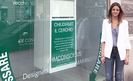 Istituto Marangoni米蘭時尚學院傑出時尚造型學生Alessandra Benedetto for H&M